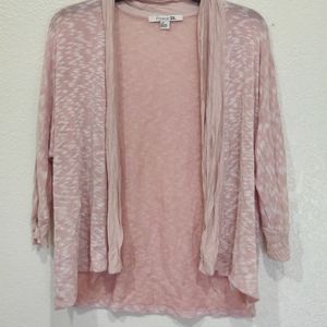 🥀3/$20 Forever 21 kintted blush cardigan Large